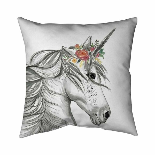 Begin Home Decor 20 x 20 in. Magic Unicorn-Double Sided Print Indoor Pillow 5541-2020-CH12
